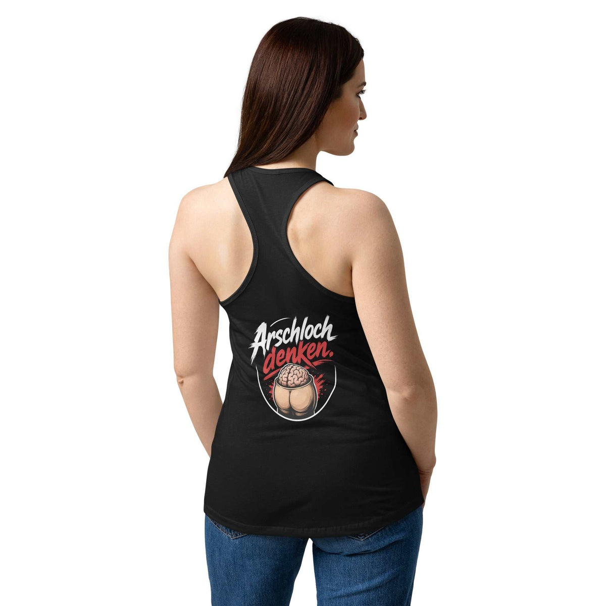 Elegantes Damen Racerback-Tanktop aus atmungsaktivem Stoff