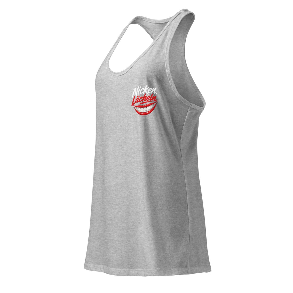 Elegantes atmungsaktives Racerback-Tanktop für Damen in enger Passform