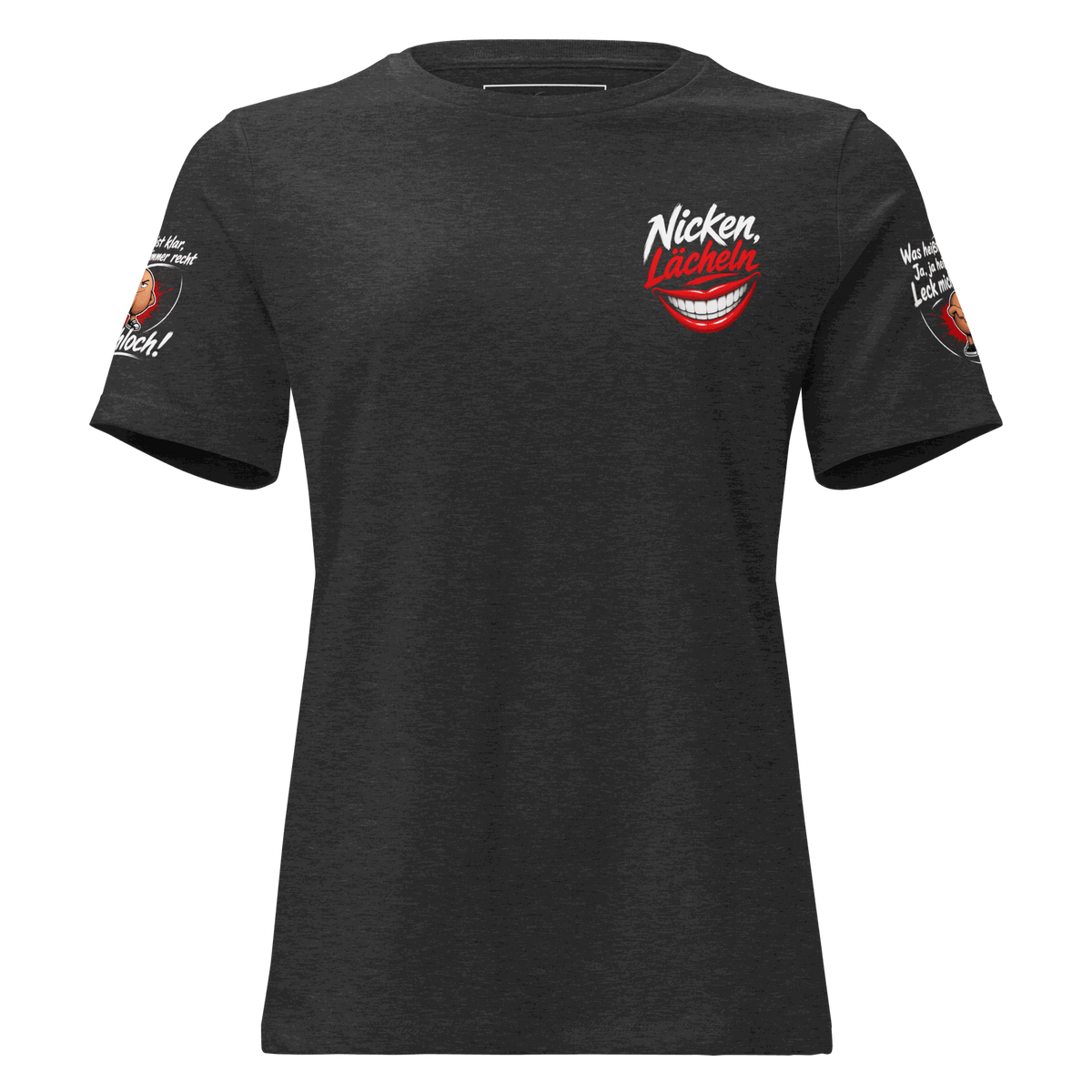 Locker es Damen-T-Shirt aus weicher Baumwolle mit entspannter Passform