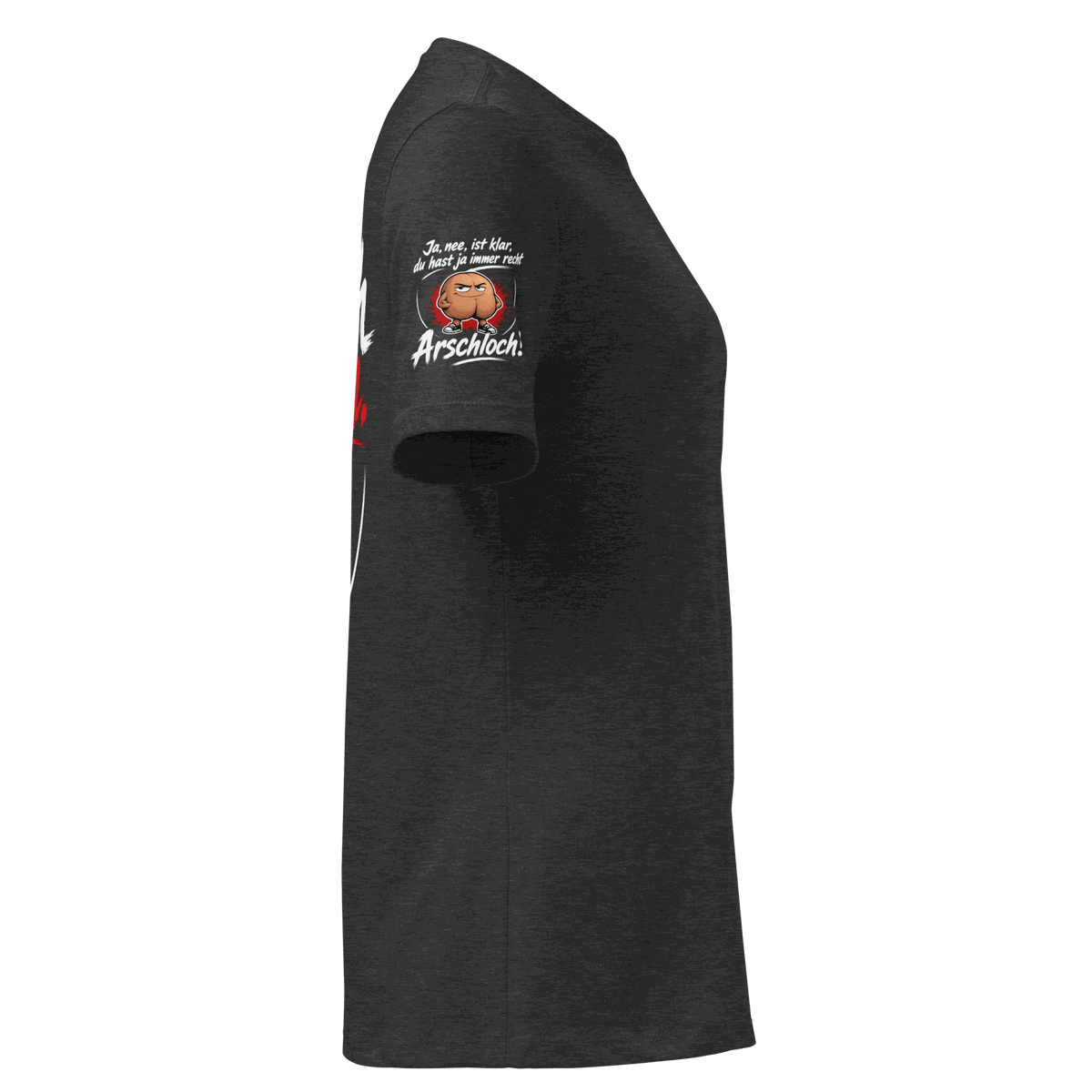 Locker es Damen-T-Shirt aus weicher Baumwolle mit entspanntem Schnitt
