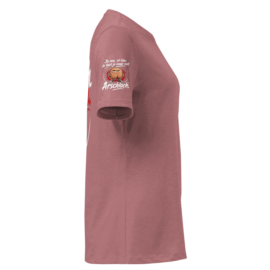 lockeres damen-tshirt aus baumwolle mit entspannter passform und rundhalsausschnitt