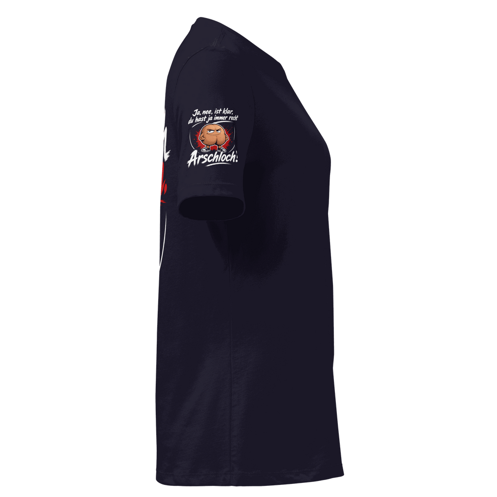 Lockeres Damen-T-Shirt aus weicher Baumwolle mit entspannter Passform