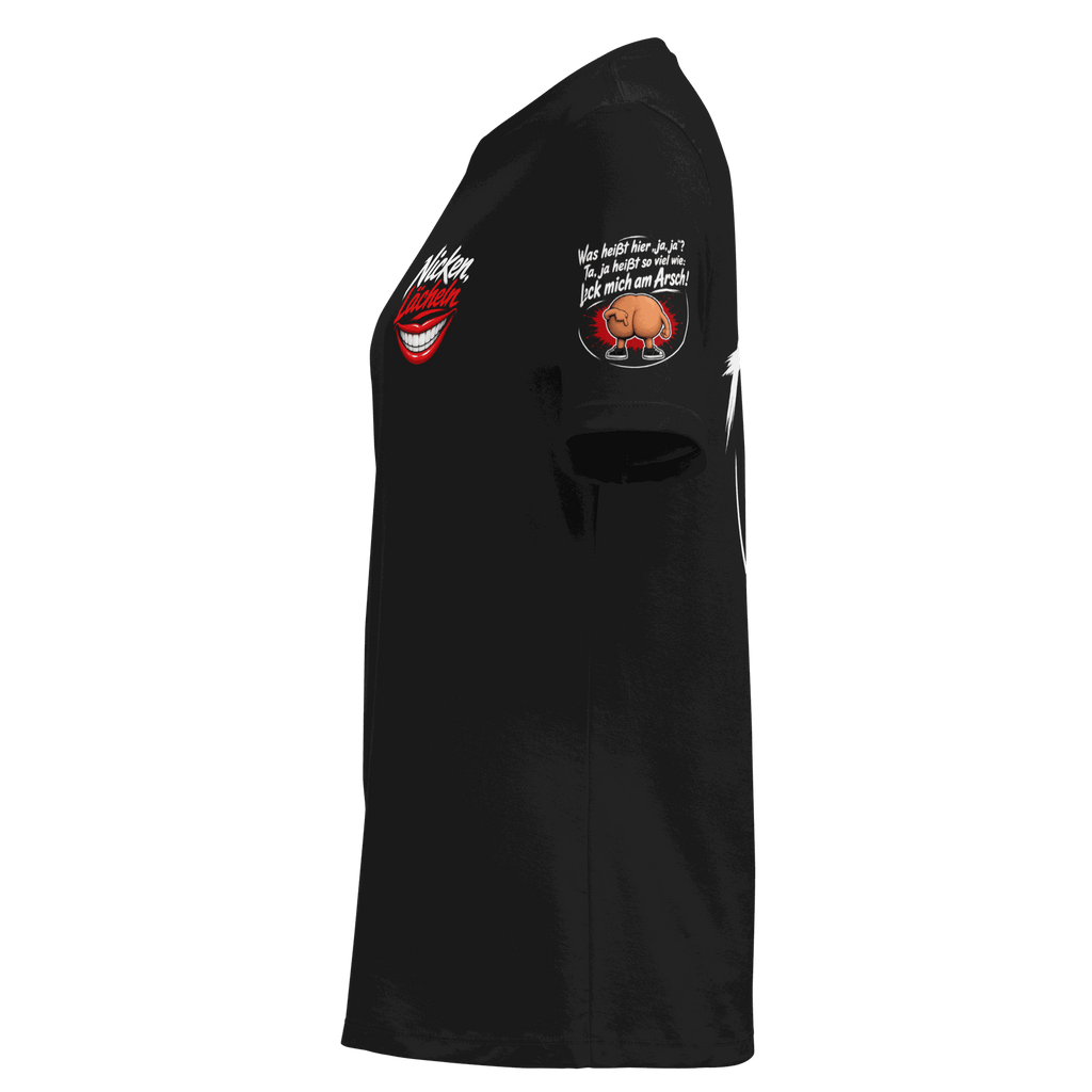 Locker es Damen-T-Shirt aus weicher Baumwolle mit entspanntem Schnitt