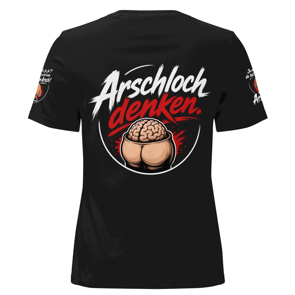 Locker geschnittenes Damen-T-Shirt aus weicher Baumwolle für lässigen Stil