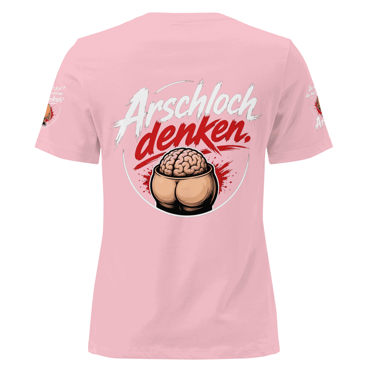 Lockeres Damen-T-Shirt aus weicher Baumwolle mit Rundhalsausschnitt