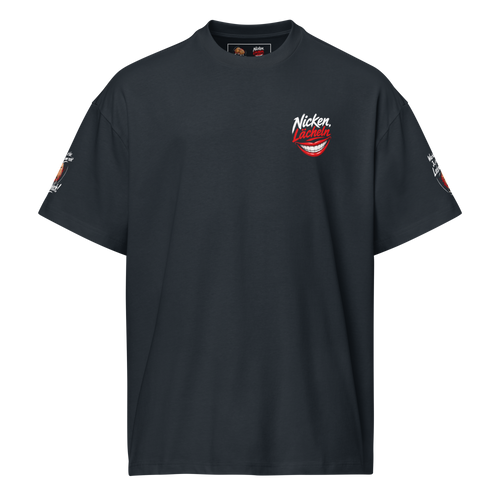 Boxy-T-Shirt Herren mit oversized Passform und verstärktem Halsausschnitt in neutraler Farbe