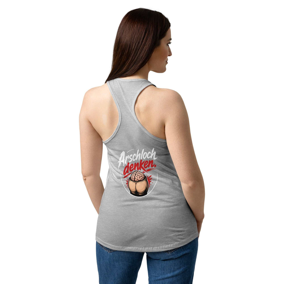 Damen Racerback-Tanktop aus atmungsaktivem Stoff in enger Passform