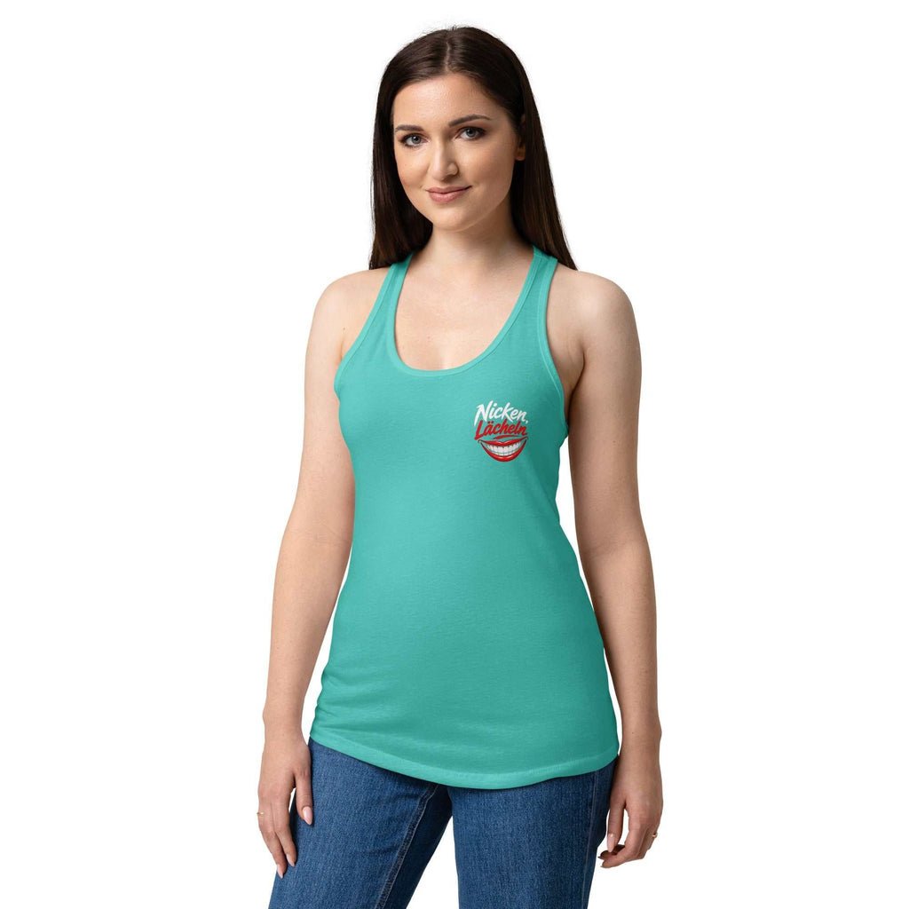 Racerback-Tanktop für Damen aus atmungsaktivem, leichtem Stoff in enger Passform