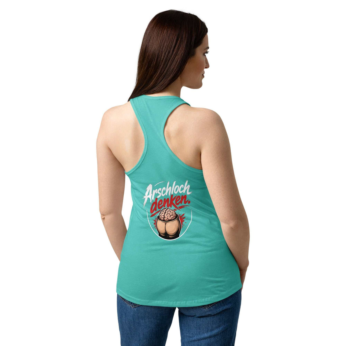 Elegantes Racerback-Tanktop für Damen aus leichter Baumwollmischung