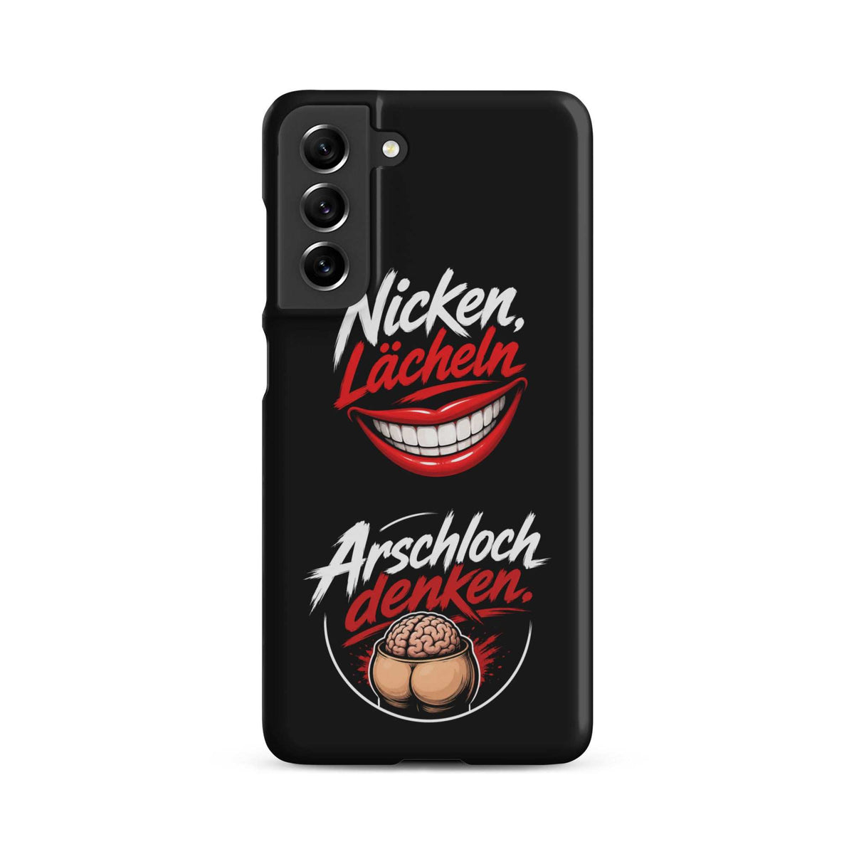 schlanke snapcase samsung-hülle aus polycarbonat mit kabelloser ladung