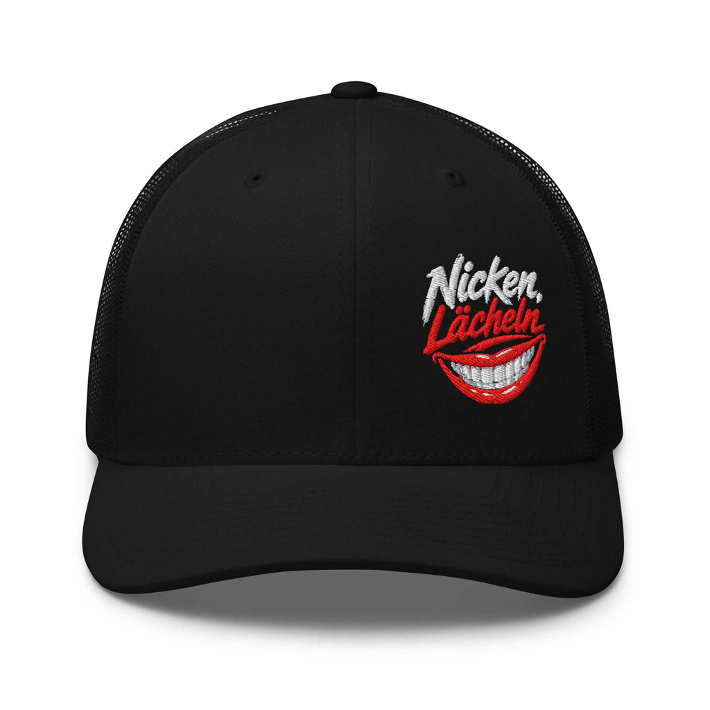 Trucker-Cap mit sechs Paneelen und Mesh-Rückseite in klassischem Design