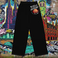 Unisex Hose mit weiten Beinen und Allover-Druck in bequemer Passform