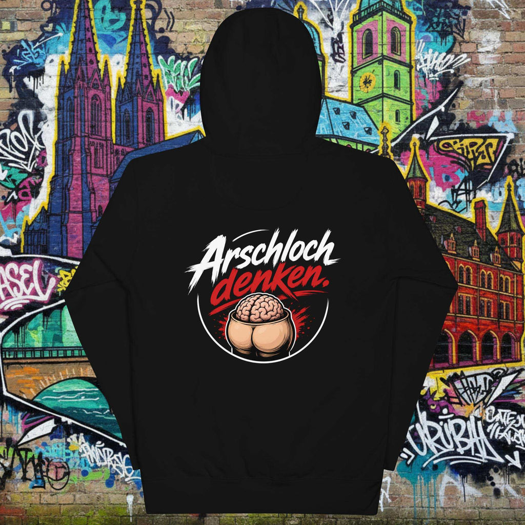 Unisex-Kapuzenpullover aus Baumwolle mit Beuteltasche und Kapuze, klassischer Streetwear-Stil