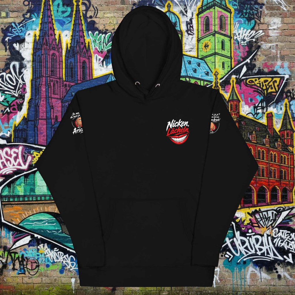 Unisex-Kapuzenpullover aus Baumwolle mit Kapuze und Beuteltasche, bequem und warm, klassisches Streetwear-Design.