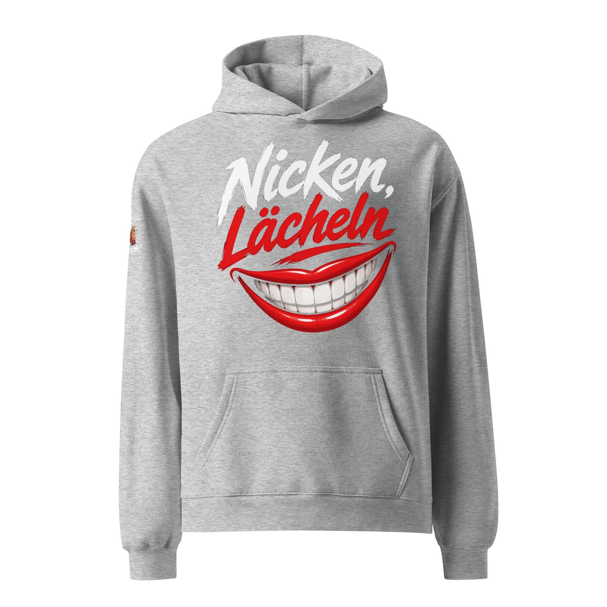 Oversized Hoodie für Herren in lässiger Passform aus weichem Baumwoll-Polyester-Mix mit Kapuze und Kängurutasche