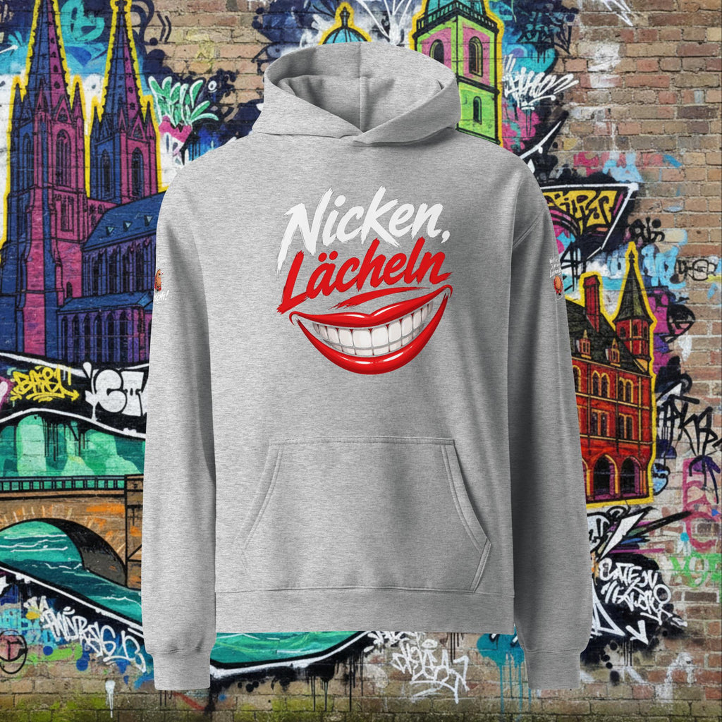 Oversized Hoodie für Herren mit lässiger Passform und weichem Premium-Fleece aus Baumwolle und recyceltem Polyester, stilvolles Statement-Design.