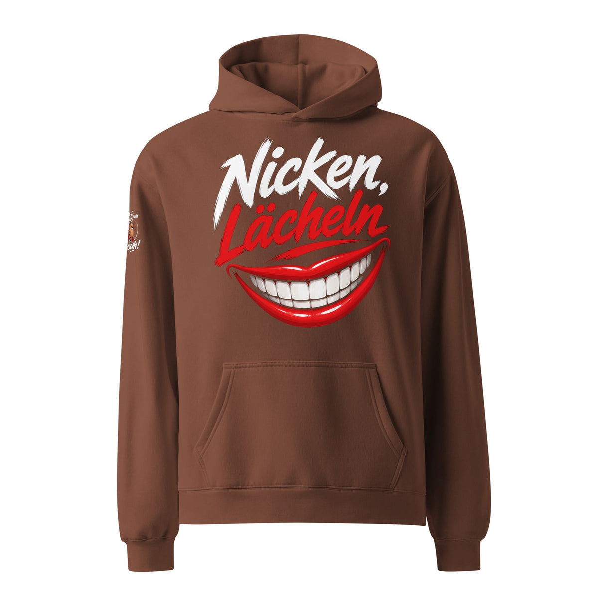 Oversized Hoodie für Männer aus weichem Premium-Baumwollfleece mit lockerer Passform und Kängurutasche
