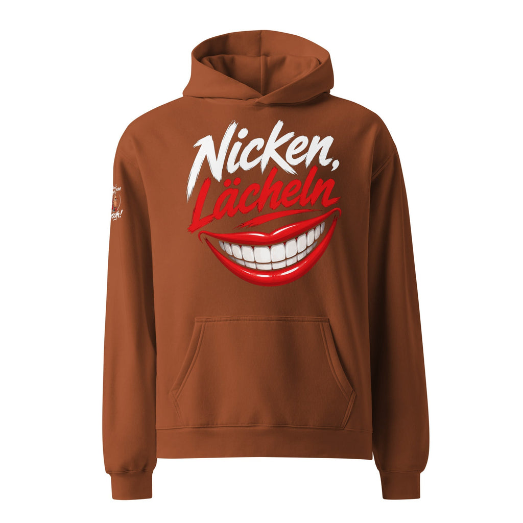 Männer Oversized Hoodie aus weichem Baumwoll-Fleece mit Kängurutasche und lässiger Passform