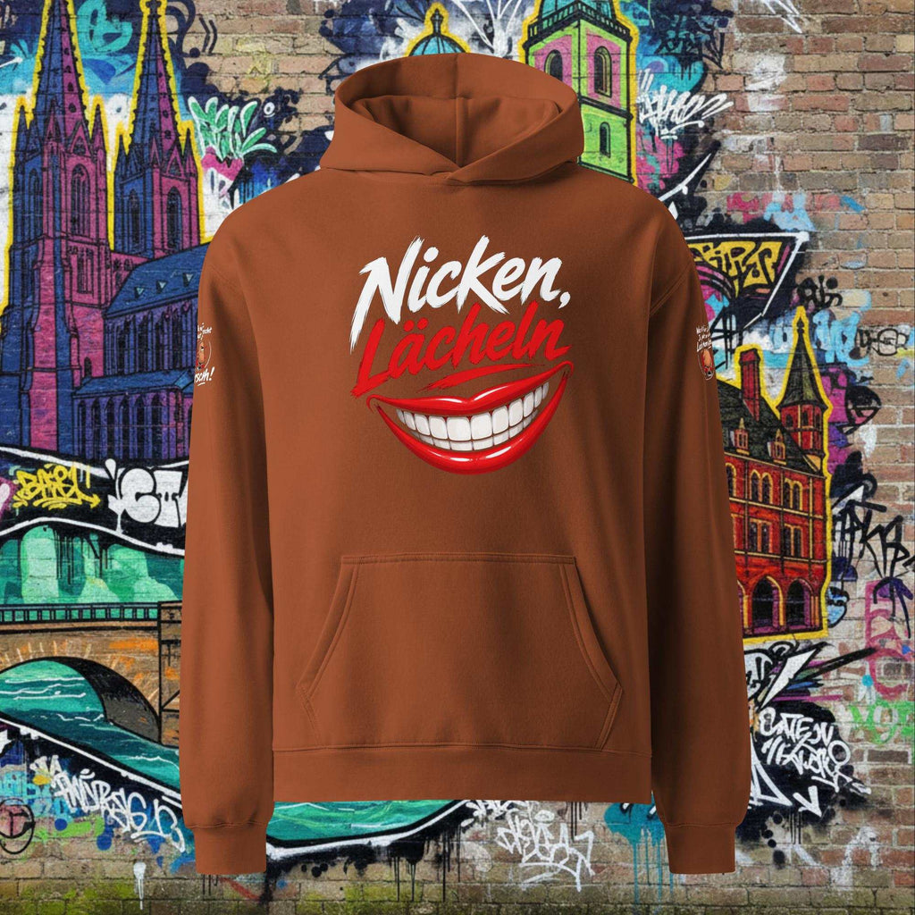 Oversized Hoodie Herren mit Kängurutasche und weichem Premium-Fleece