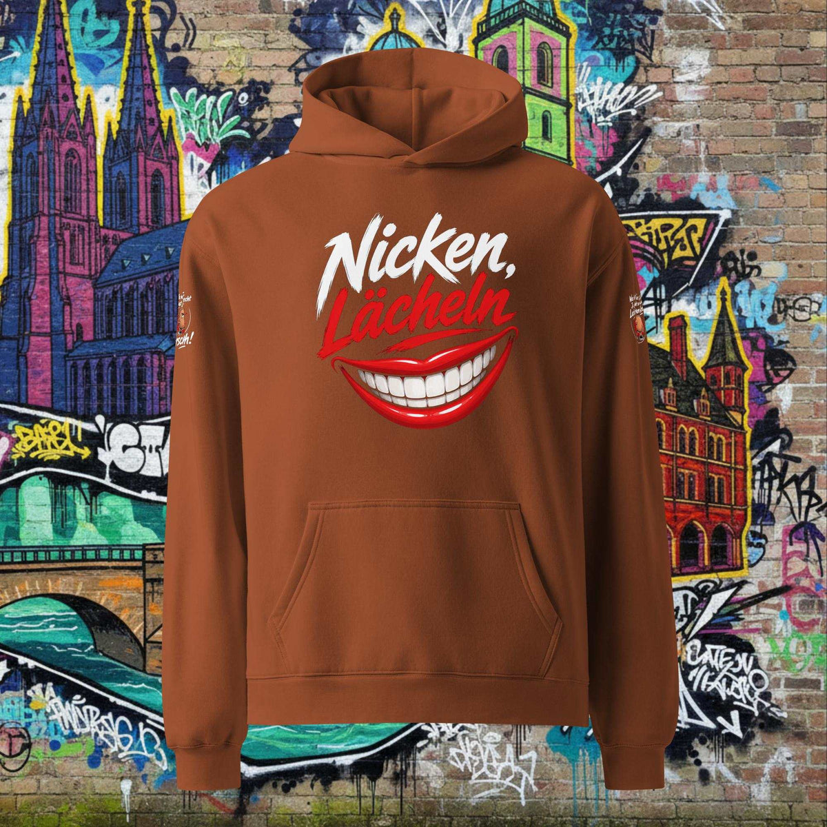 Oversized Hoodie Herren mit Kängurutasche und weichem Premium-Fleece