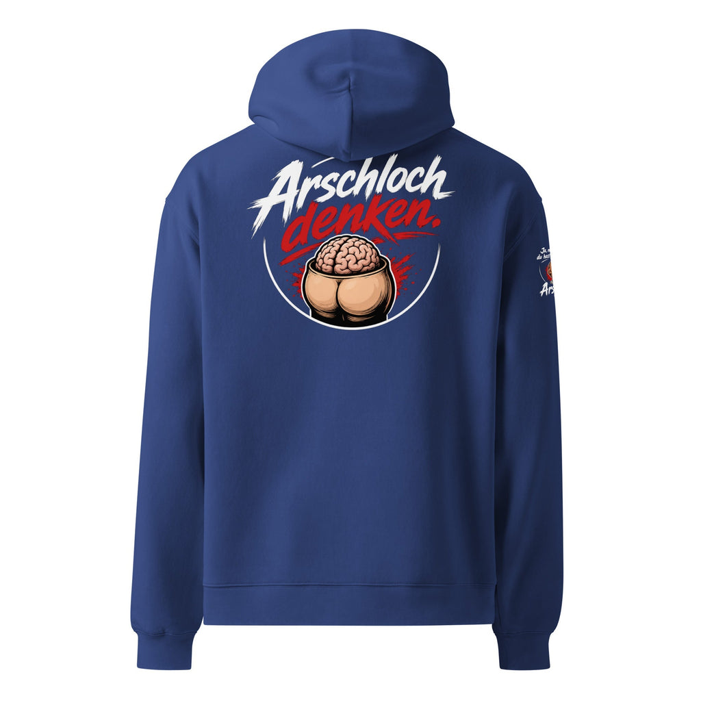 Oversized Hoodie für Herren aus weichem Baumwoll-Polyester-Mix mit Kapuze und Kängurutasche