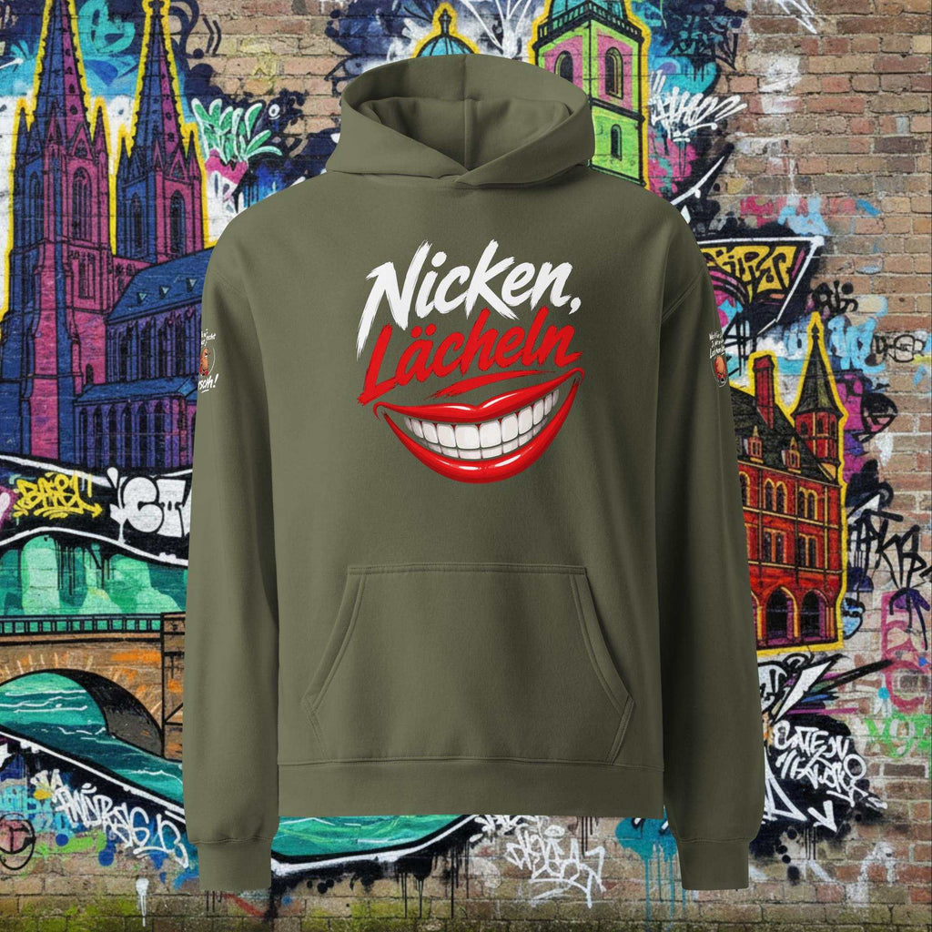 Oversized Hoodie für Herren aus weichem Baumwollfleece mit lockerer Passform und Kapuze