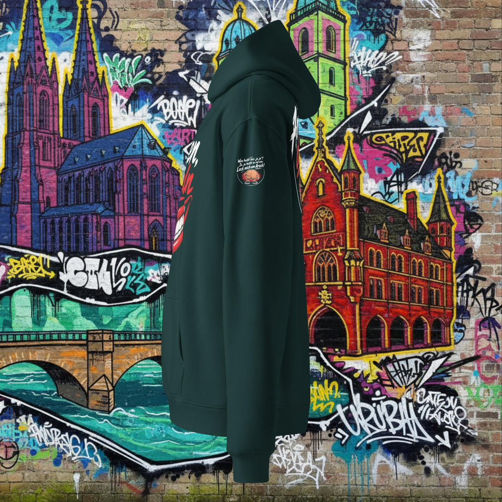 Herren Oversized Hoodie aus weichem Premium-Material in lockerer Passform mit Kängurutasche und gefütterter Kapuze