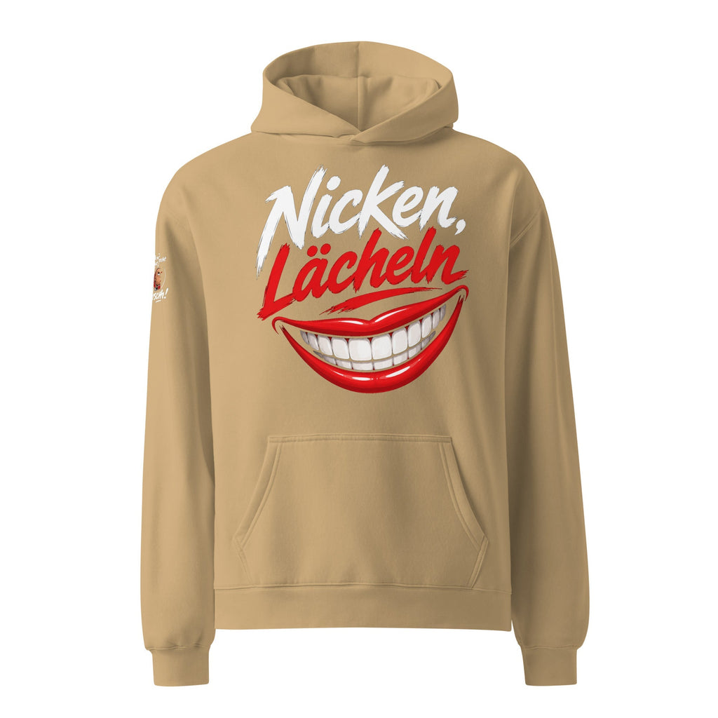 Männer Oversized Hoodie aus weichem Premium-Material mit lässiger Passform und Kängurutasche